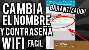 cambia el nombre de tu wifi